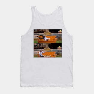 Parkour on the Friends couch Tank Top